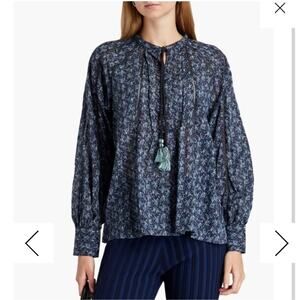 NWT Joie Dracha Tie Neck Blouse